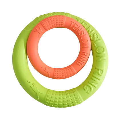 Dog Toys Pet Flying Discs EVA Dog Training Ring Puller Resistant Toys For Dogs Floating Puppy Bite Ring Toy Interactive